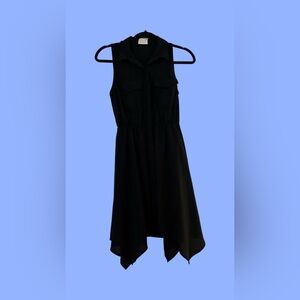 Sienna Sky Black Midi Dress